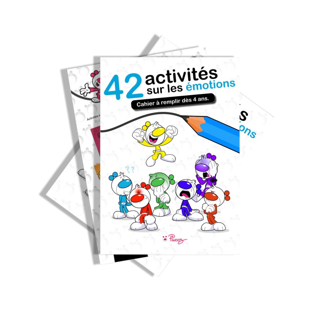 Cahier 42 Activité sur les Emotions pour enfants Piwooz