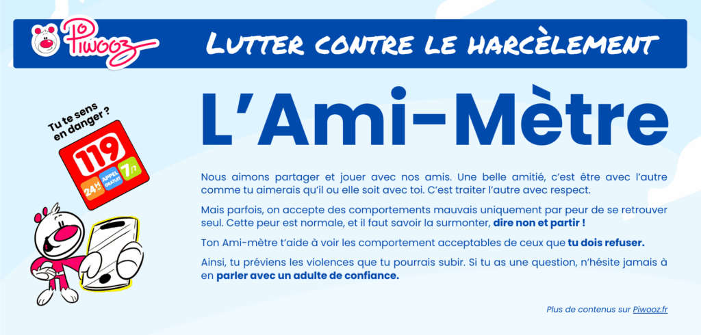 Harcèlement scolaire outil prévention Ami-mètre harcèlement quoi faire
